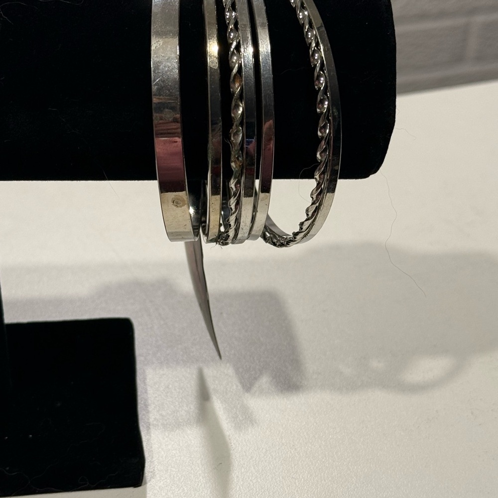 Paparazzi‎ Silver bangles brackets